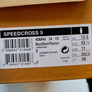 Salomon mens speedcross5 trail running shoes